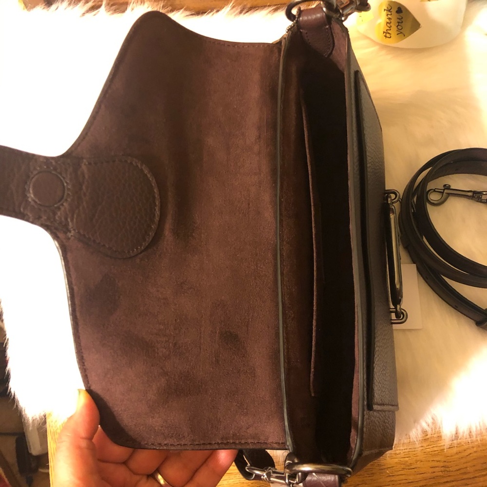 COACH Jade Shoulder Bag with Piecing - Picture 5 of 8